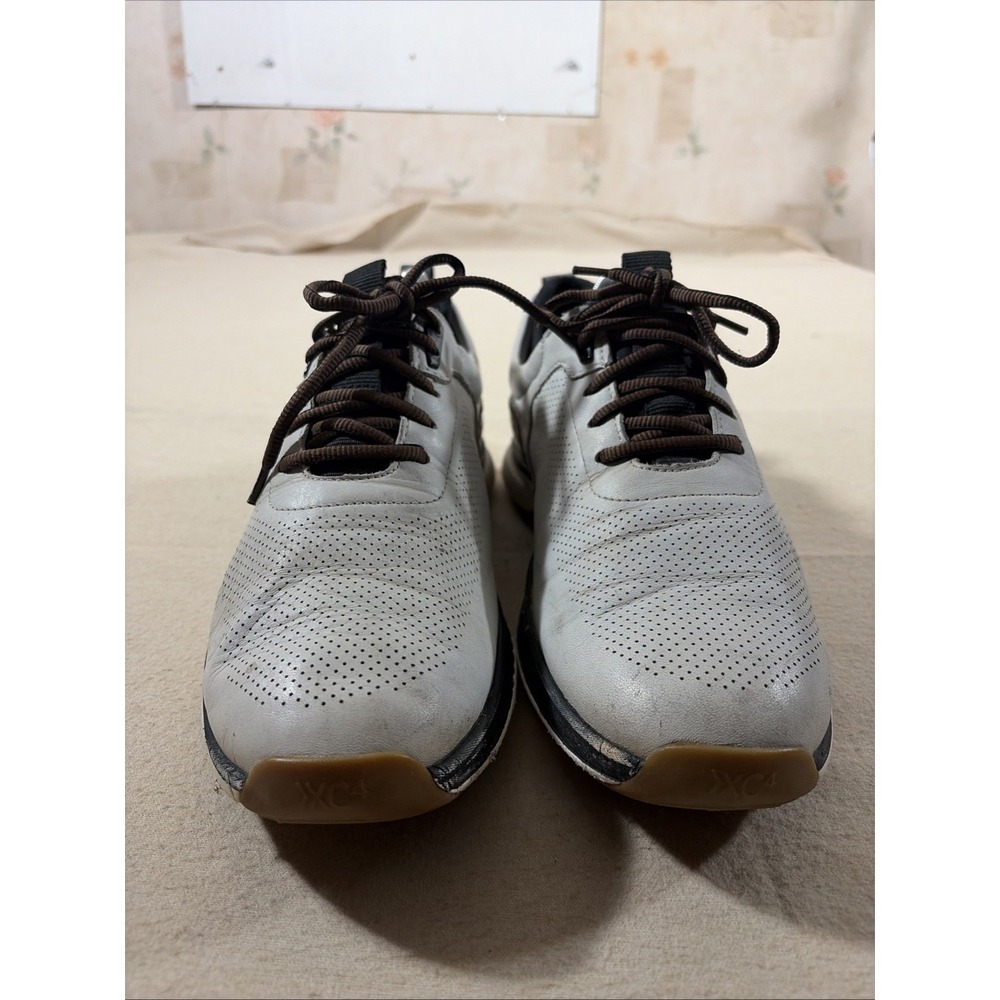 Johnston & Murphy Men's XC4 H1 Luxe Hybrid Golf Shoe White 9M Men‎